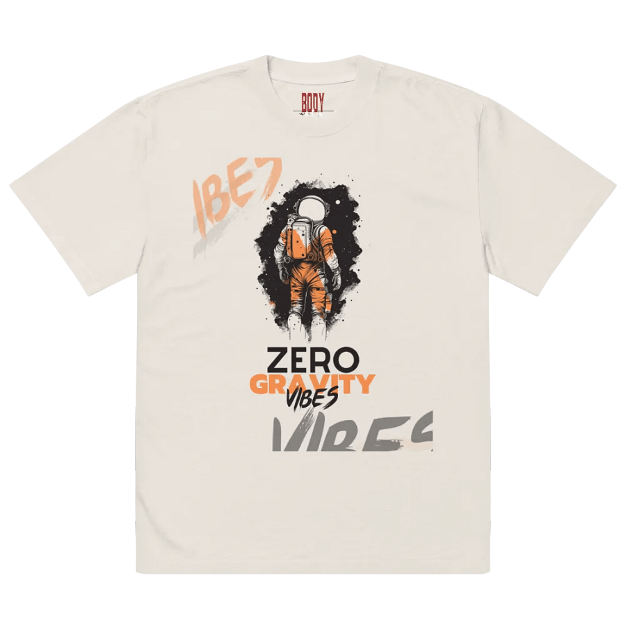 Zero gravity vibe oversized faded tee product image (18)