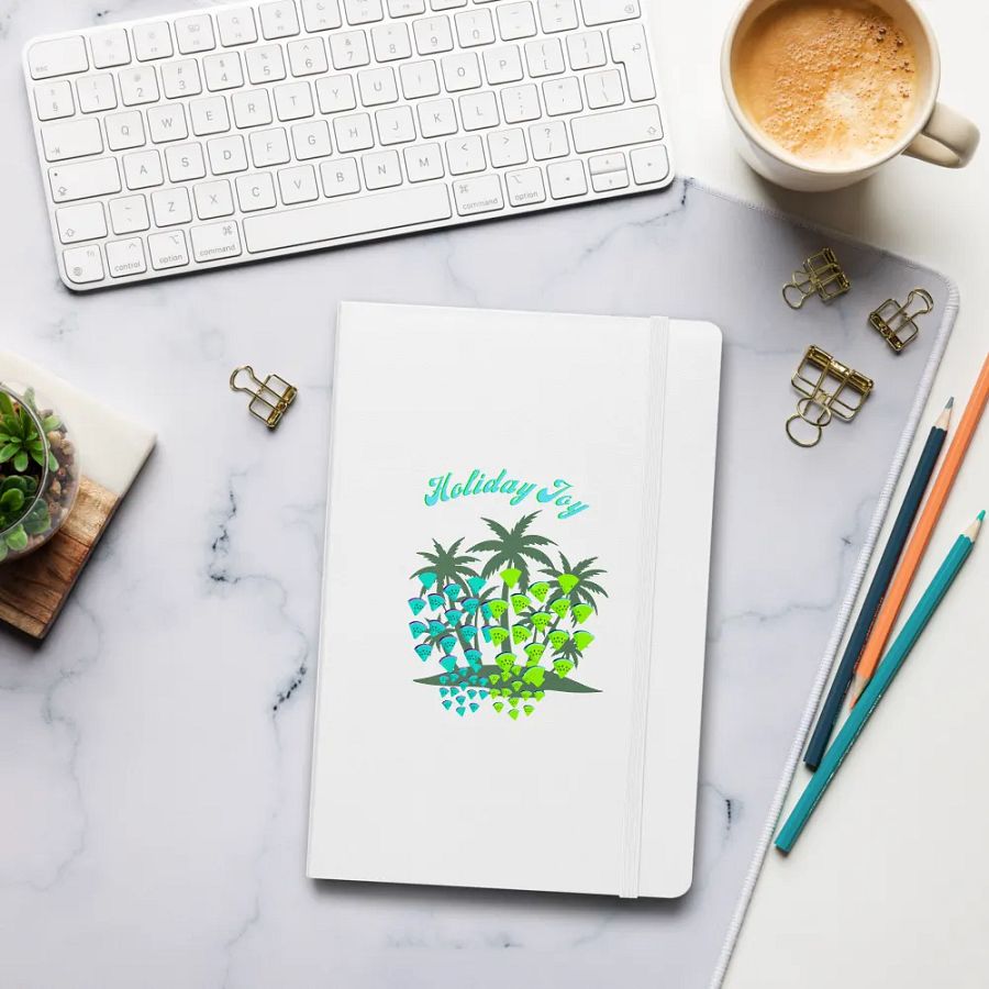 Tropical Holiday Joy Hardcover Notebook for holiday planners journalling product image (8)