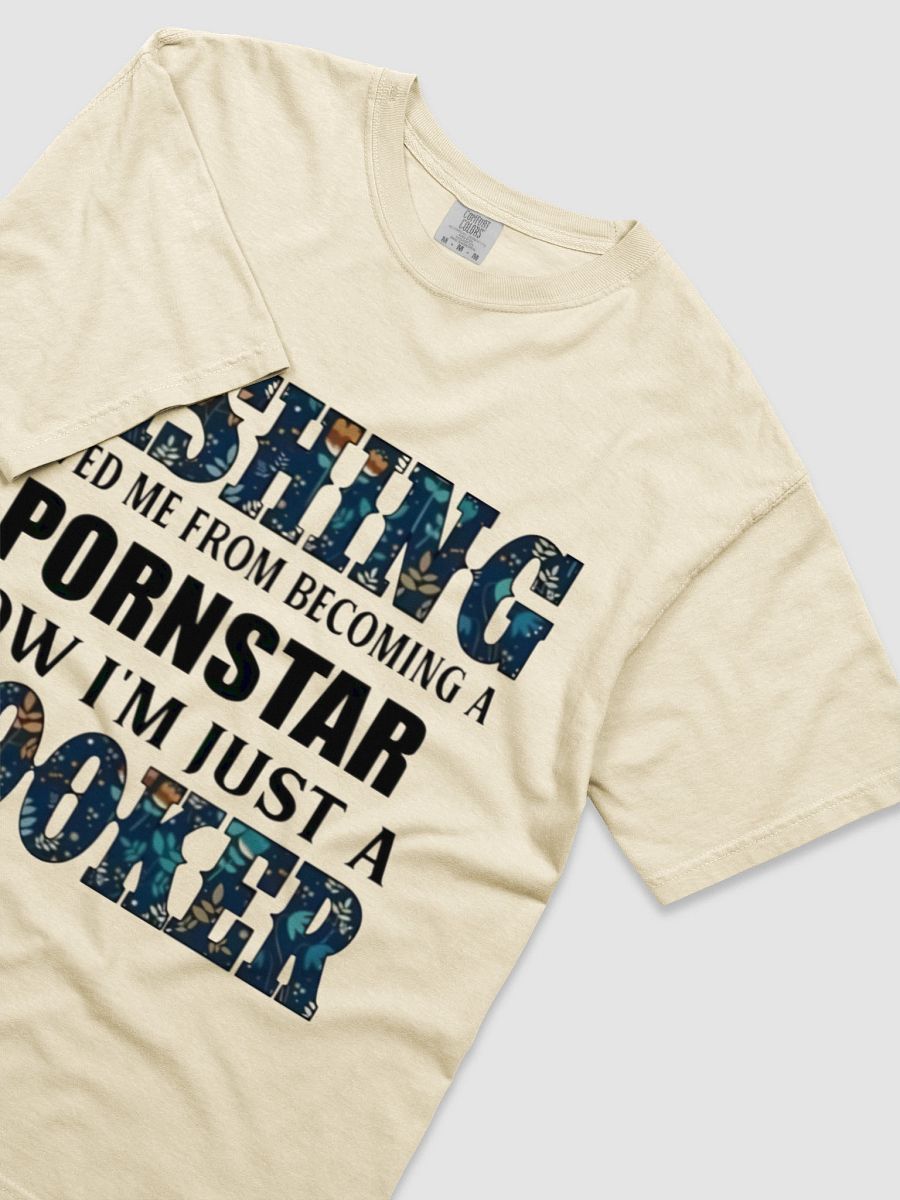 Floral Fishing Hooker T-Shirt product image (6)