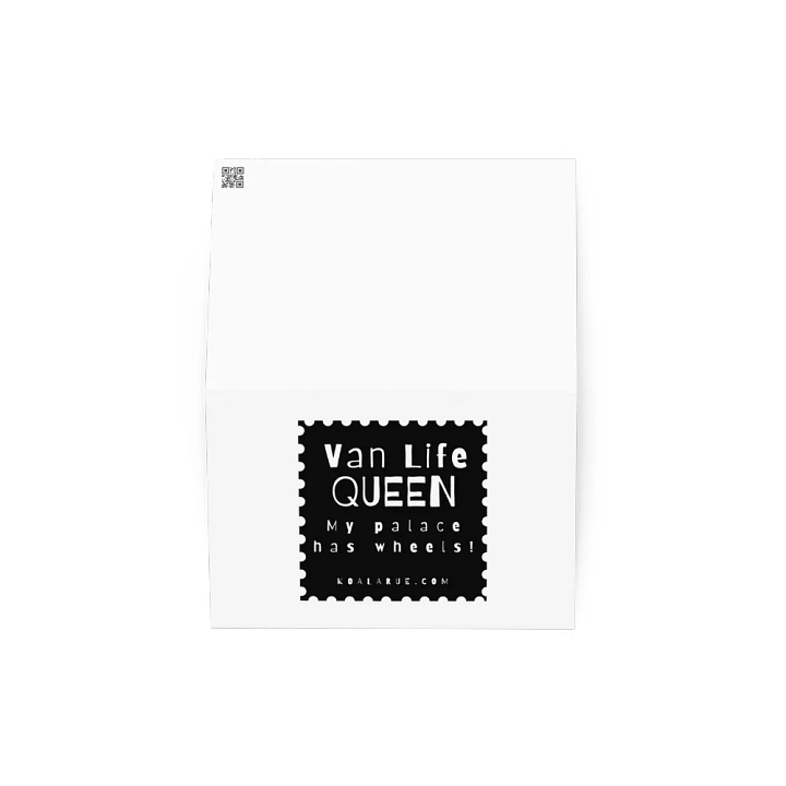 VAN LIFE QUEEN • GREETING CARD & ENVELOPE product image (2)