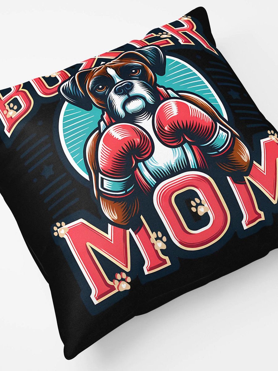 Boxer Mom Pillow: Boxer Dog with Boxing Gloves Design product image (5)