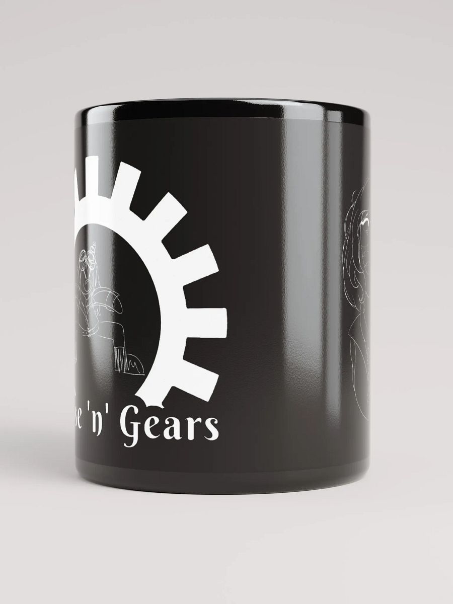 Grease 'n' Gears Black Glossy Mug product image (5)
