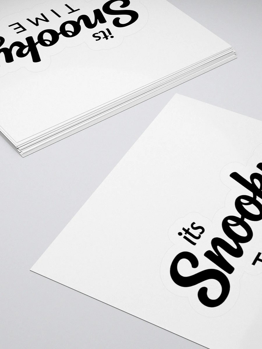 "It’s Snooky Time" Sticker – Because Vibes Matter product image (12)