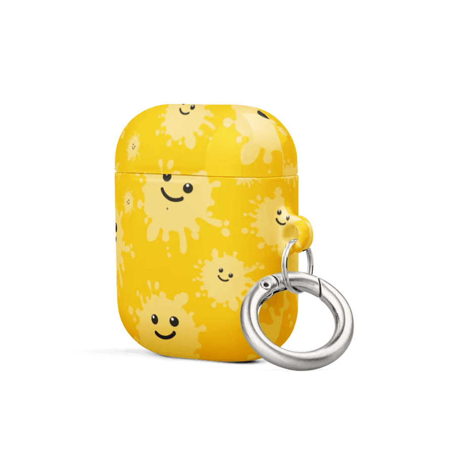 All-over printed yellow smileys case for Airpods product image (4)