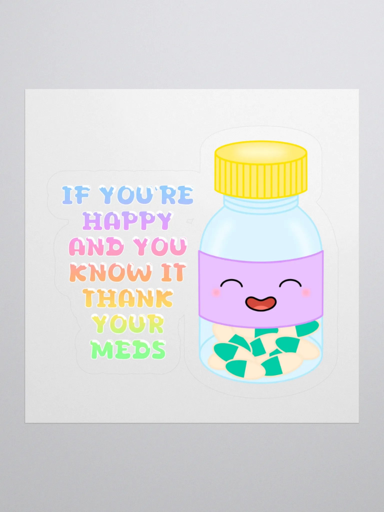 Happy Meds Sticker product image (1)