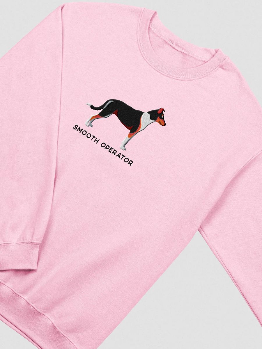 Smooth Operator Sweatshirt (Embroidered) of a Smooth Collie(Tricolor) product image (6)