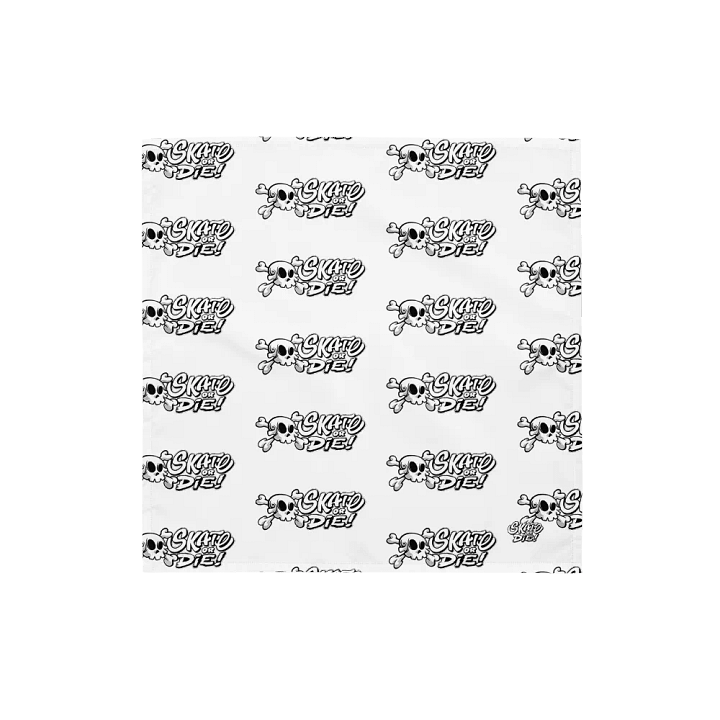 Skate Or Die! Bandana Men's (White) product image (1)