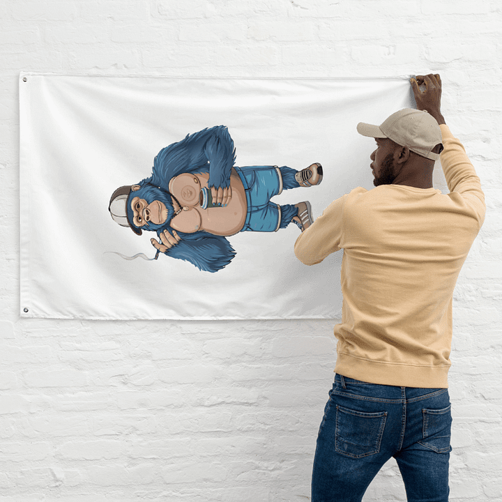 Blue Gorilla Flag product image (2)