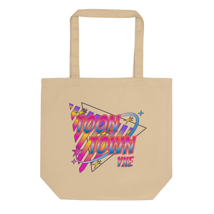 Toon Town Yxe Triangle Vibrant Eco-Friendly Tote Bag product image (1)
