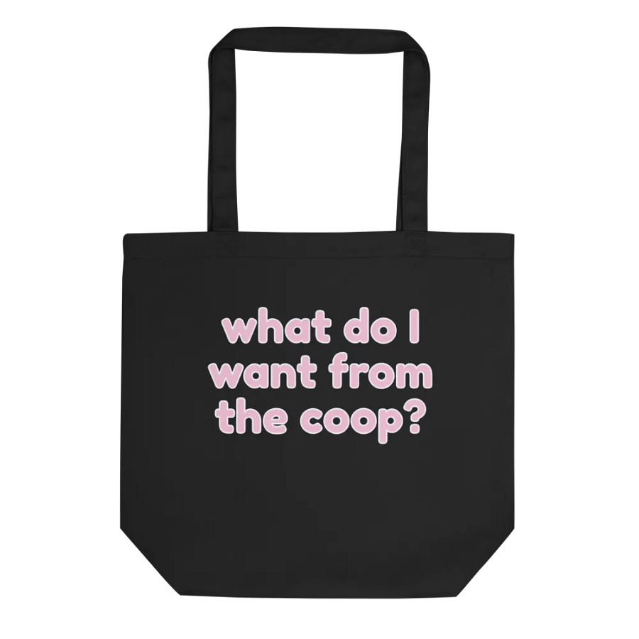 what do I want from the coop tote? product image (1)