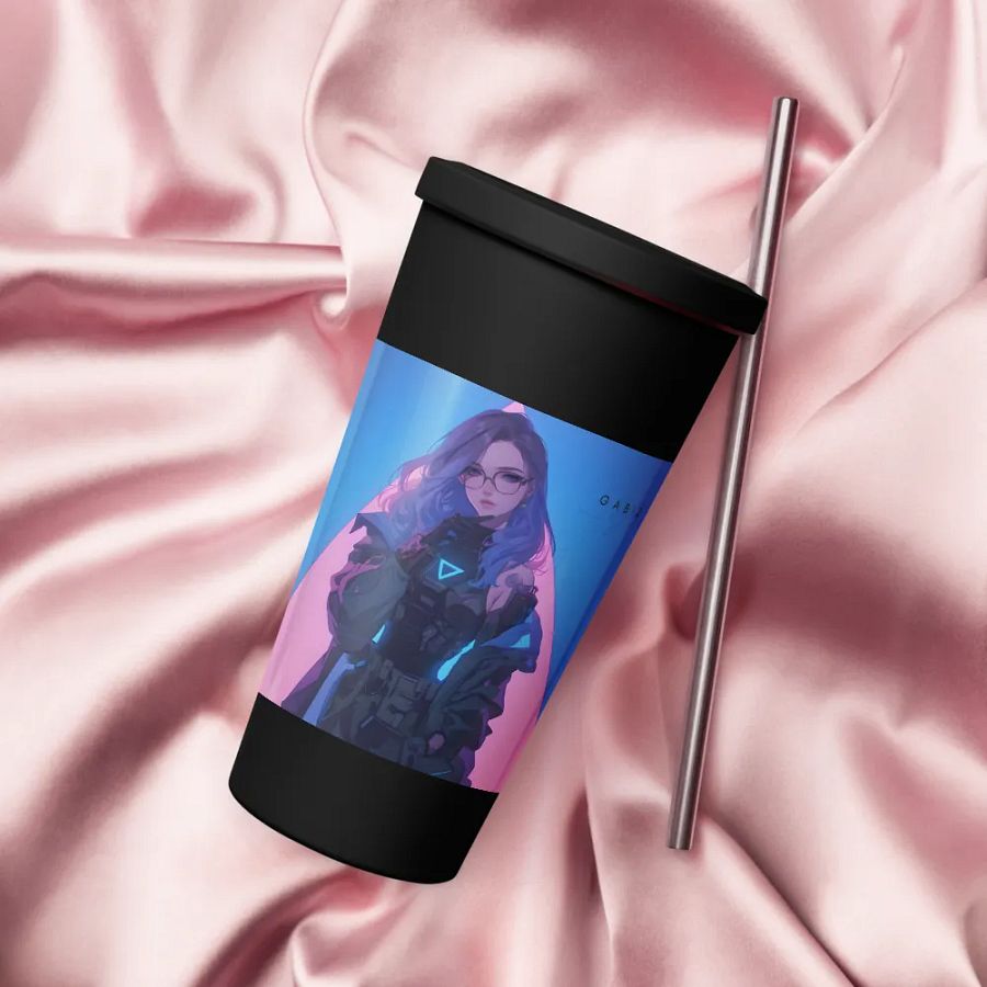 Cyberpunk V.2 Tumbler with a Straw product image (12)