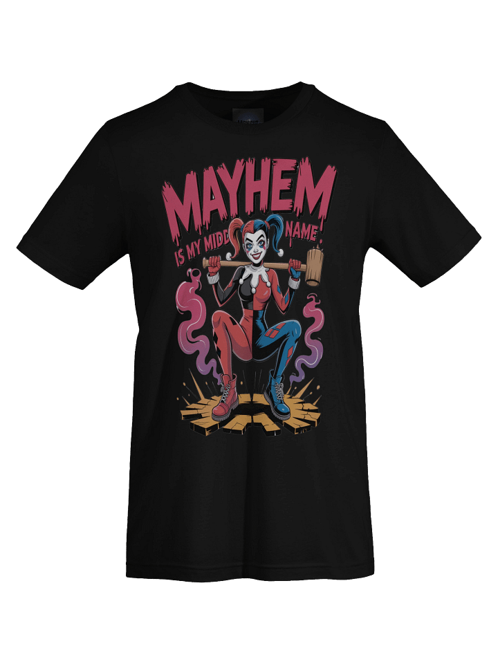 Mayhem: My Middle Name is Harley Quinn's Hammer Havoc Graphic Tee product image (1)