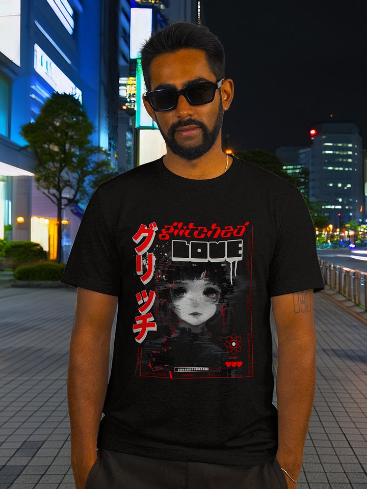 Men's Glitched Love T-Shirt product image (1)
