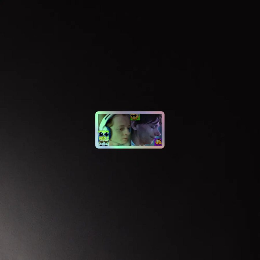 cool holo sticker product image (2)