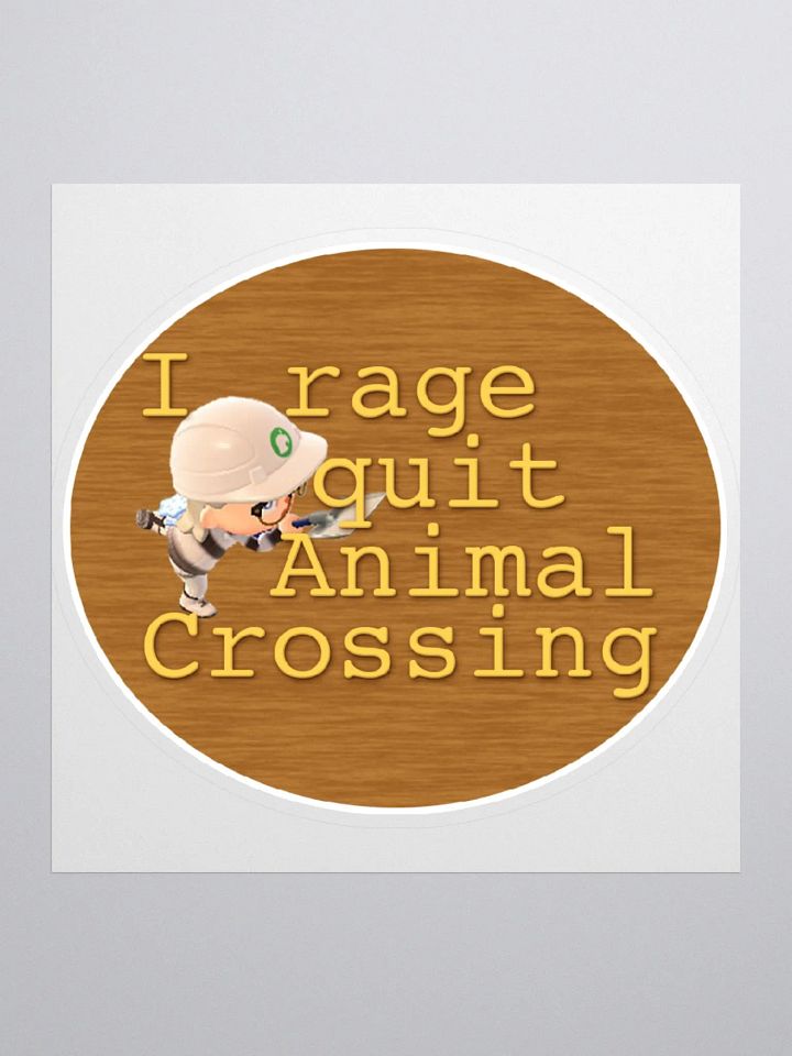 Waterscaping Rage Quit Sticker product image (1)