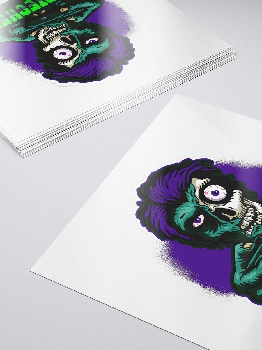Zombiechef sticker (white) product image (5)