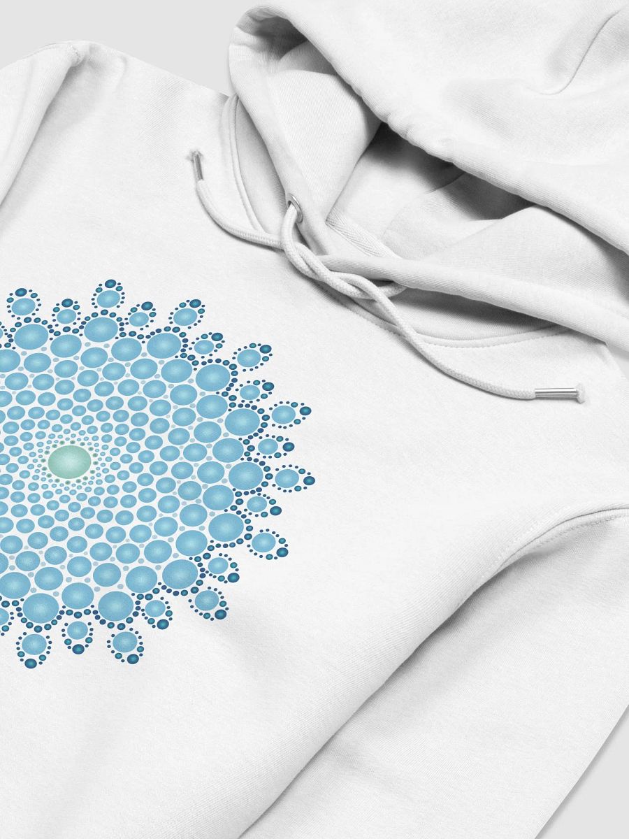 Blue Dot Mandala Unisex Eco Hoodie product image (4)