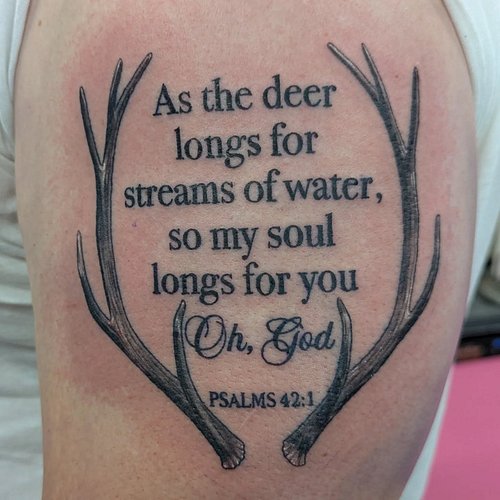 Bible verse for a client from out of town. I love how these antlers turned out and I'm so glad I have people that trust me en...