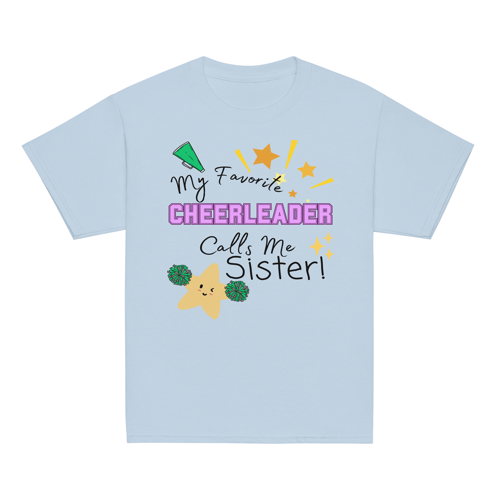 Cheerleader's Sister Youth Tee product image (1)