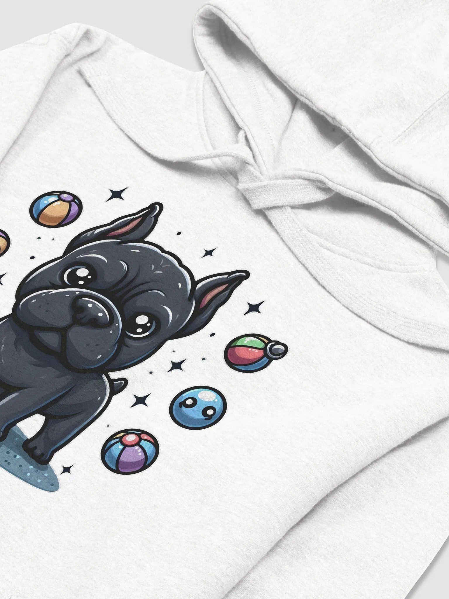Cozy Black Cane Corso with Balls Hoodie – Perfect for Playful Dog Lovers product image (27)