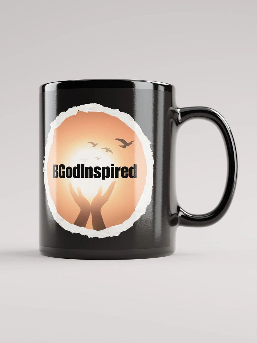 BGodInspired Black Glossy Coffee Mug | 11oz & 15oz product image (1)