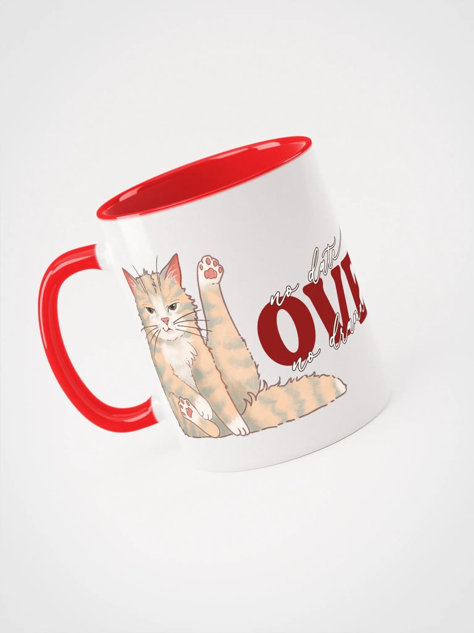 Cat Date Night - colored mug product image (1)