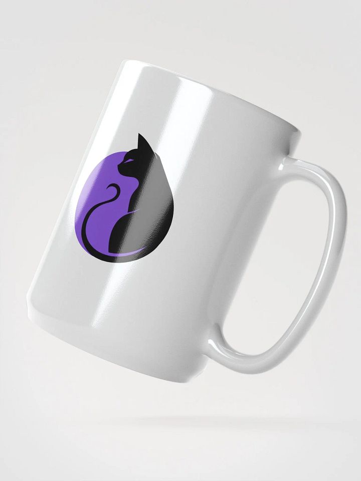 Kawaiikitten Purple Black Cat Coffee Mug product image (2)