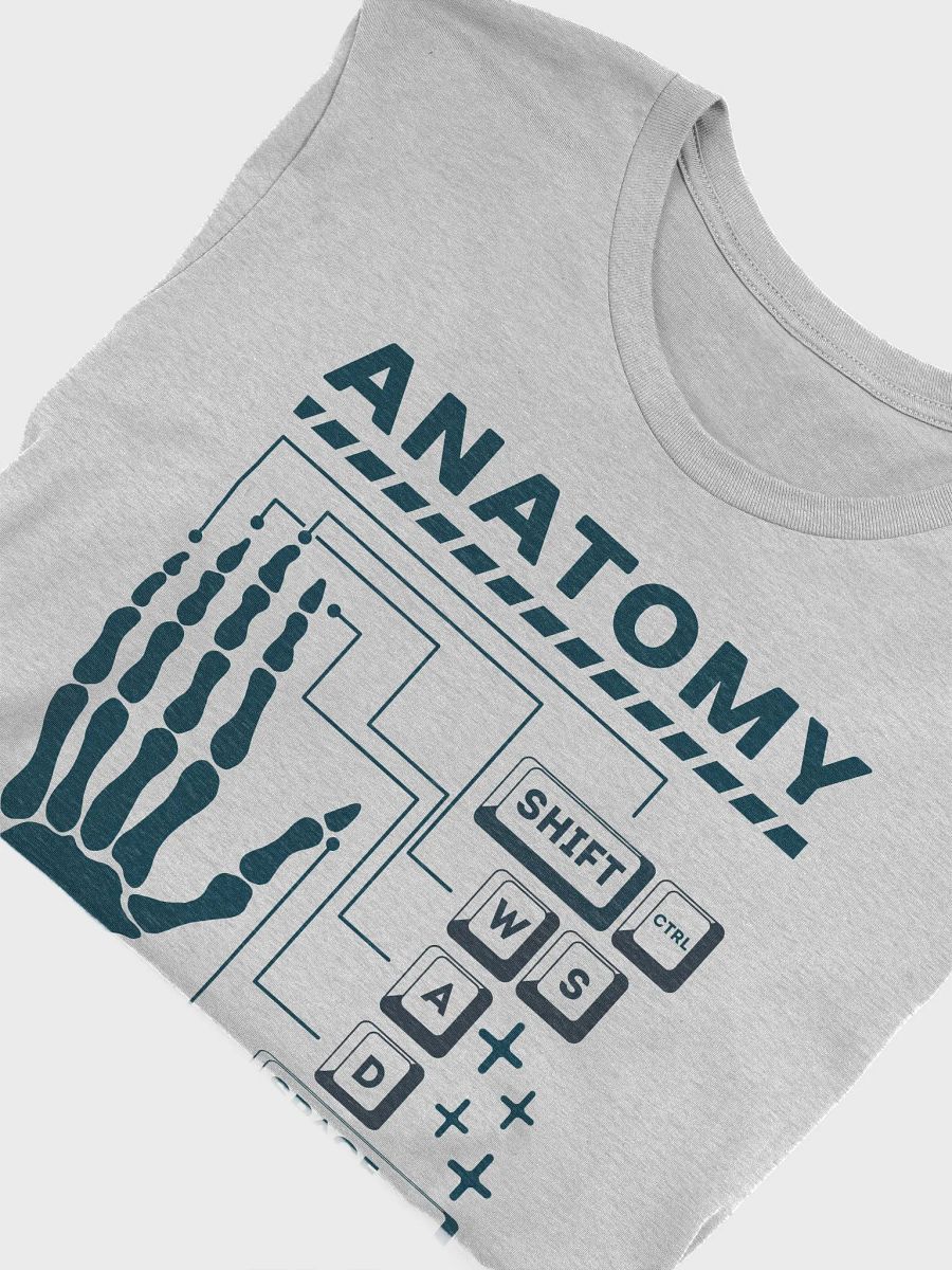 Funny WASD Anatomy of a Gamer Skeleton Hand T-Shirt product image (33)