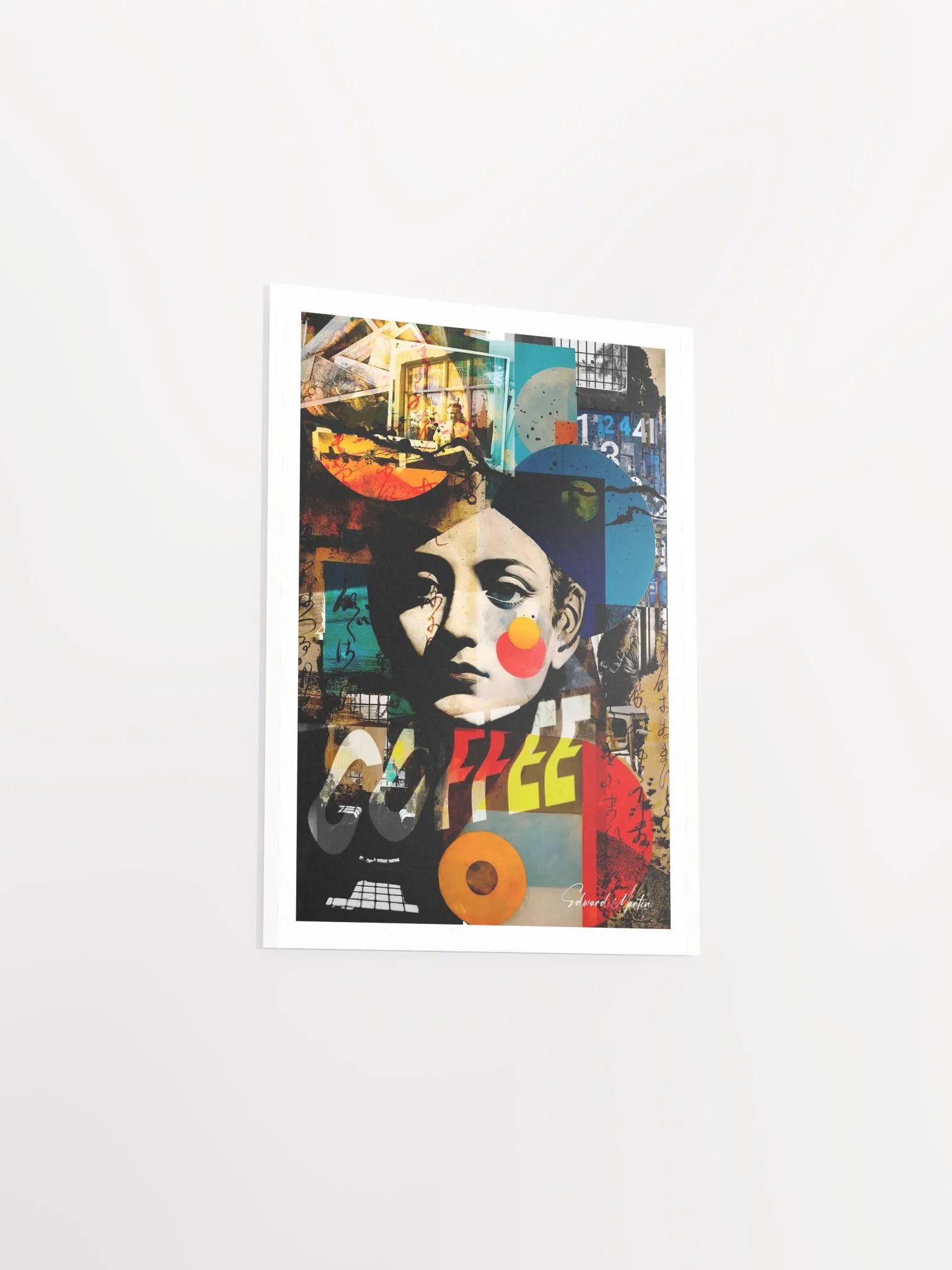 'No Sugar' by Edward Martin-Mixed Media Collage Print product image (4)