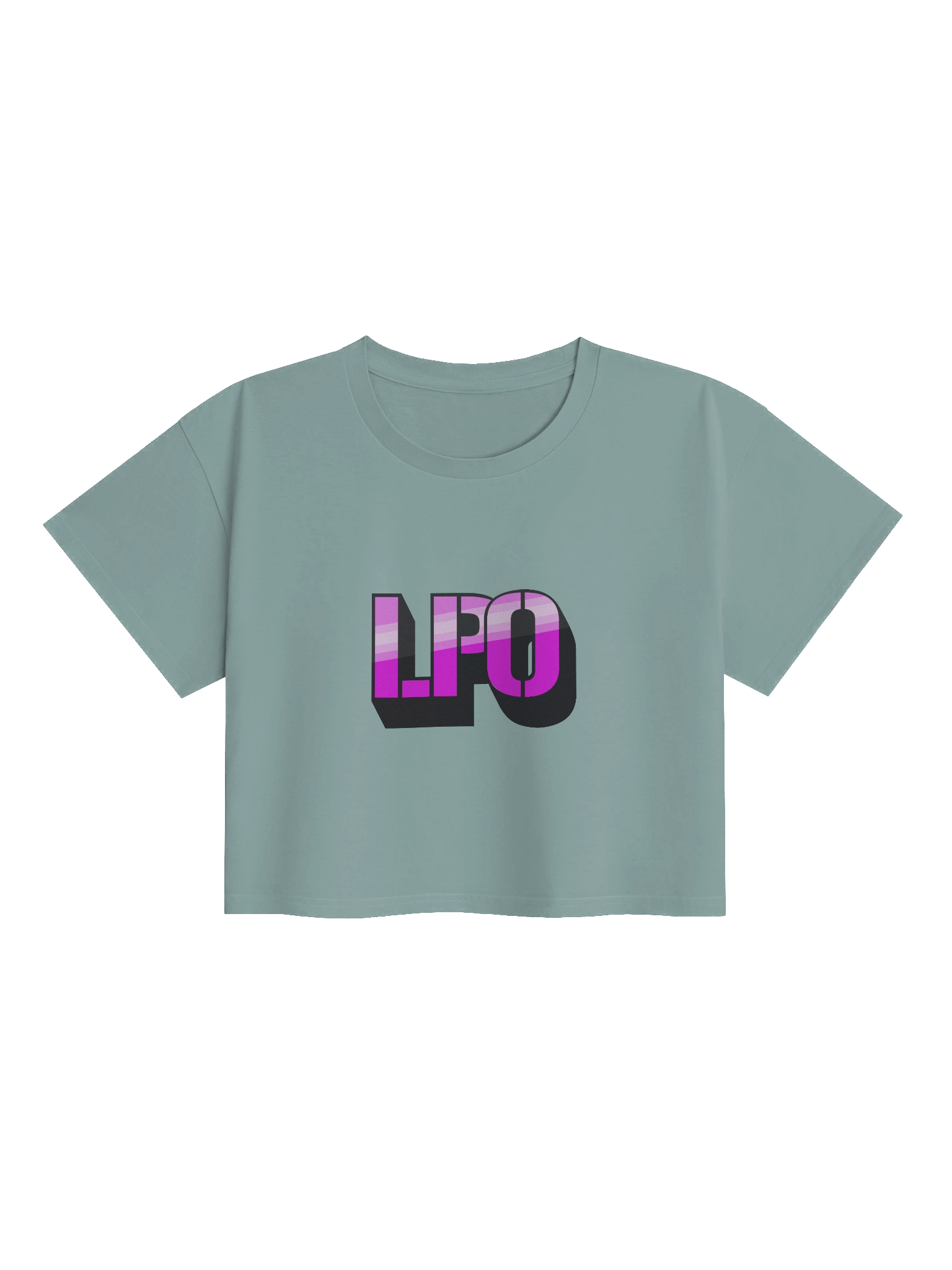 Glossy Pink LPO Women's Crop Top product image (4)