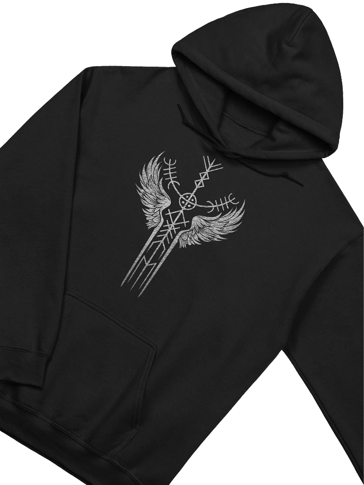 The Valkyrie Stave Hoodie (grunge print) product image (1)