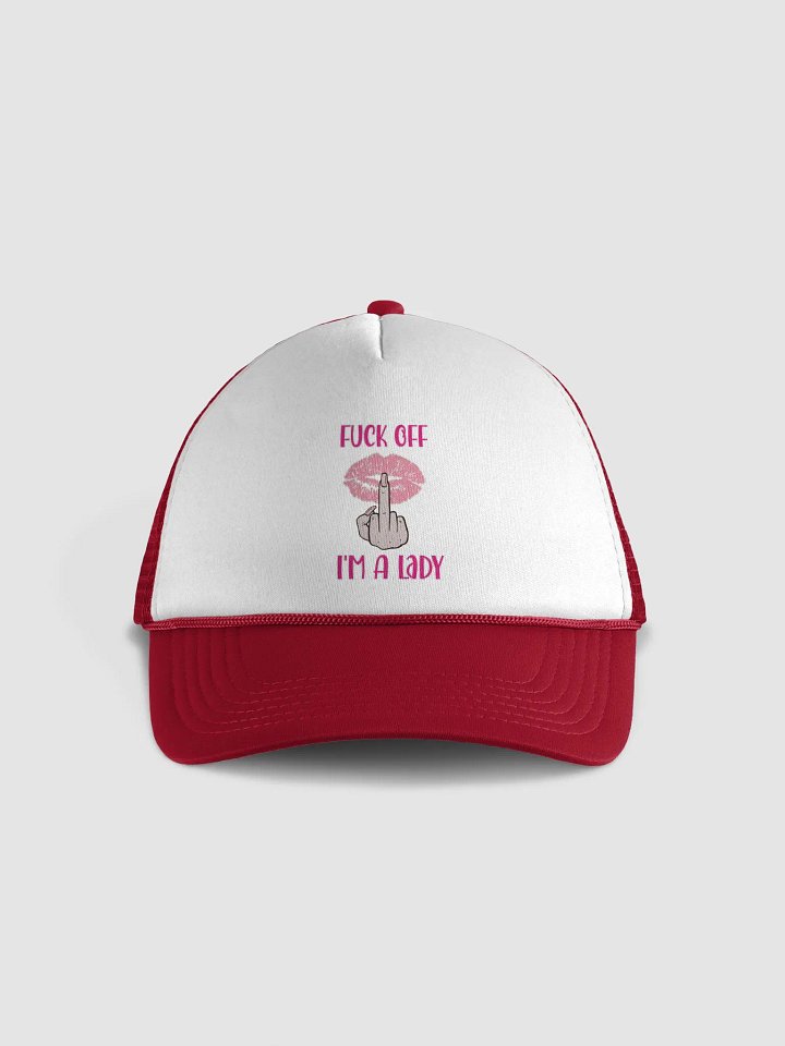 Fuck Off I'm A Lady Trucker Hat product image (2)