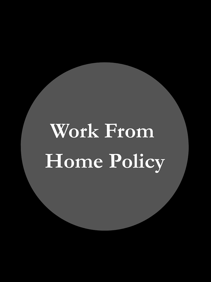 Work From Home Policy product image (1)
