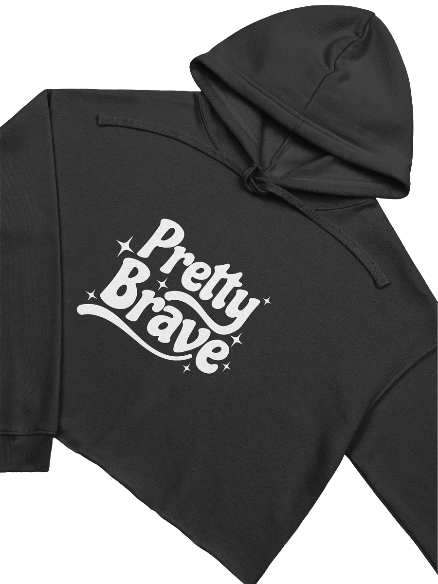 "Pretty Brave" Women's Crop Hoodie product image (3)