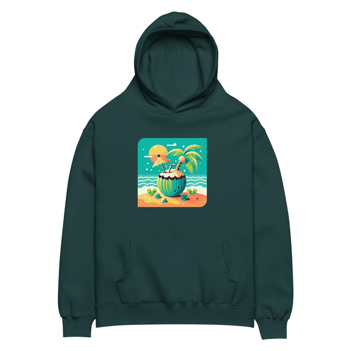 AS Colour Unisex Premium Oversized Hoodie | AI Design coconut drink product image (2)