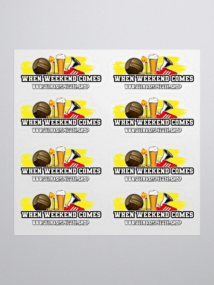 Pachet 8 Stickere When Weekend Comes product image (1)