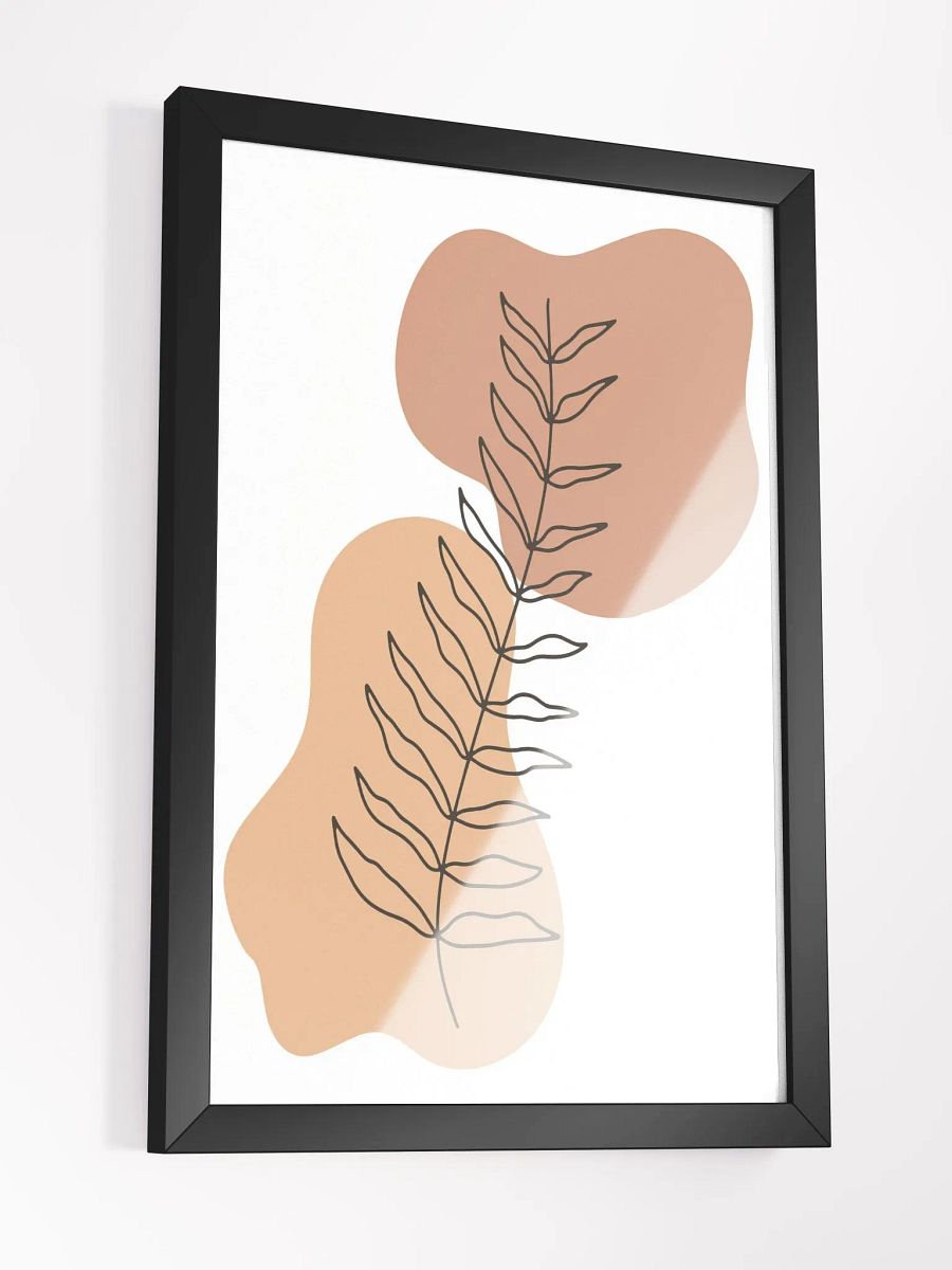 Elegant Leaves Framed Matte Poster product image (13)