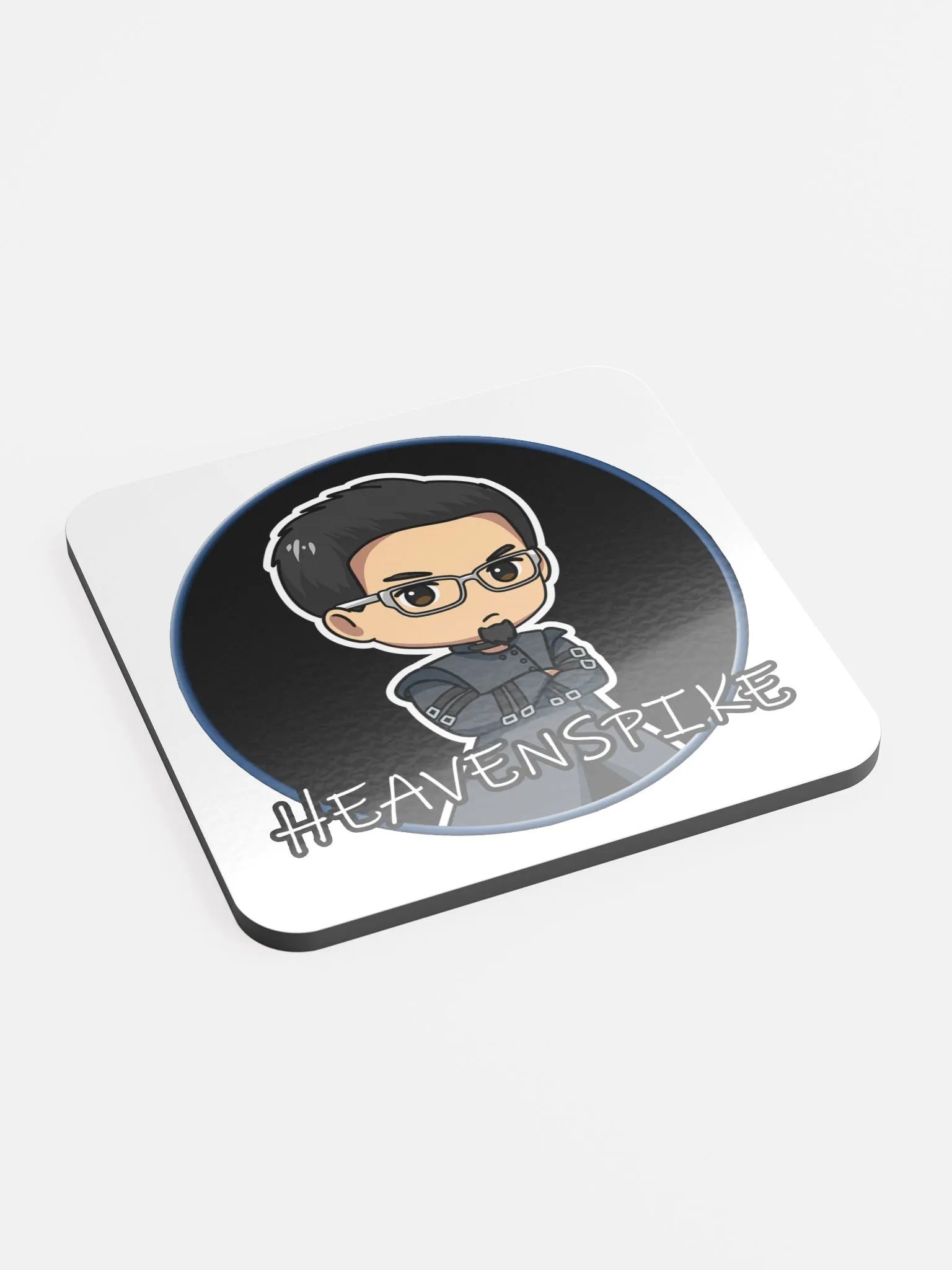Heavenspike's Chibi Logo Cork Coaster product image (2)