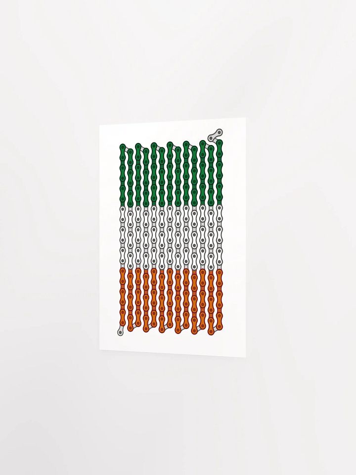 Ireland Bike Chain Flag Poster product image (5)