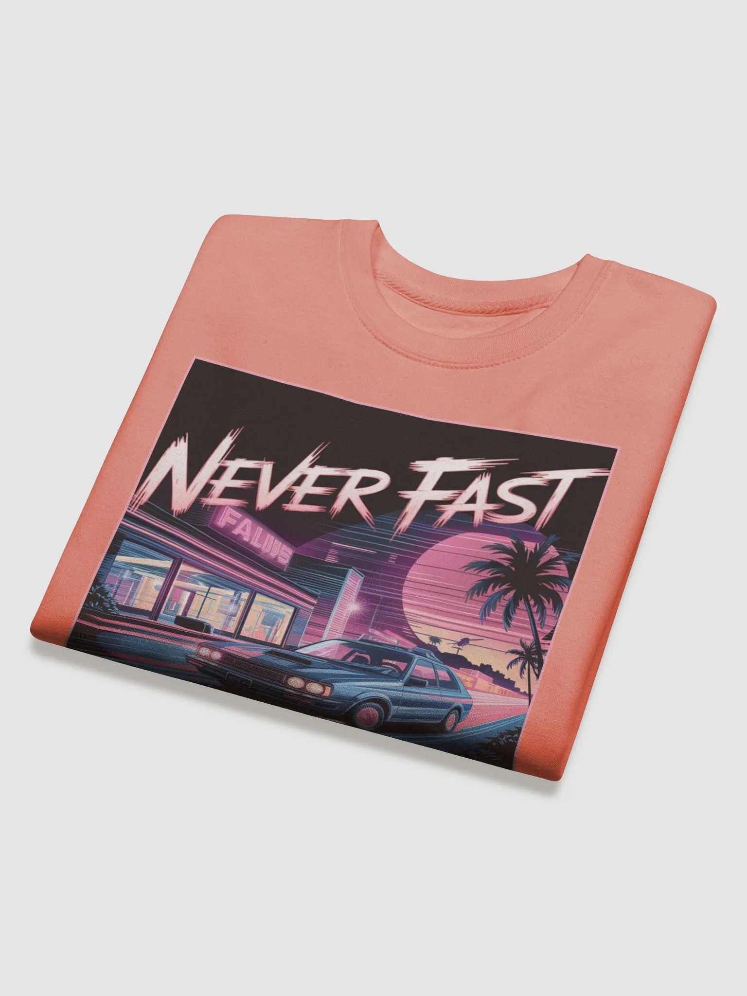"NEVER FAST ALWAYS FURIOUS" premium cotton sweatshirt product image (3)