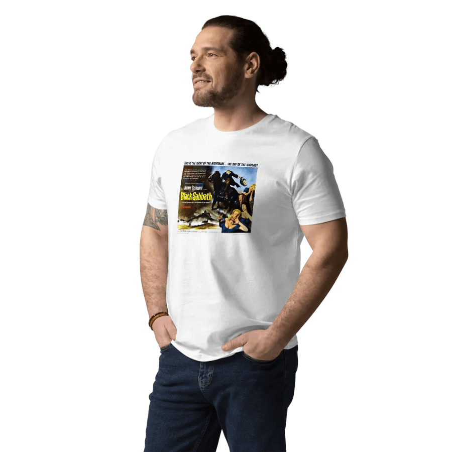THE HORROR MOVIE Black Sabbath a man without head shirt product image (12)