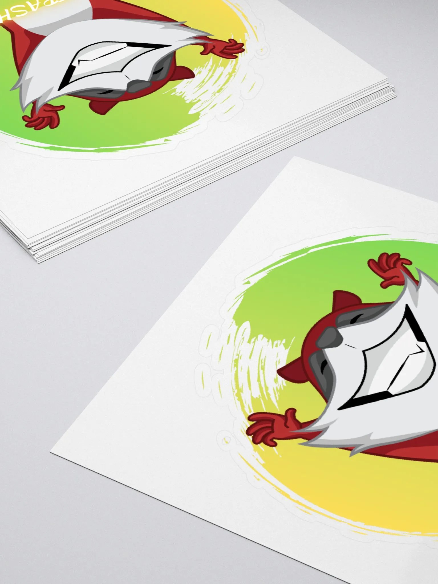 Red Trash Panda Hype Sticker product image (16)