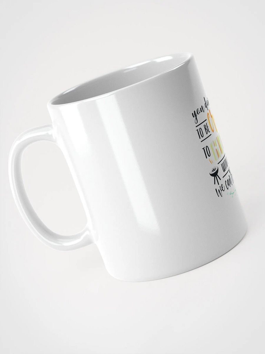 You don’t have to be crazy to camp with us. Vivid Prints Heat-Resistant Mug product image (8)