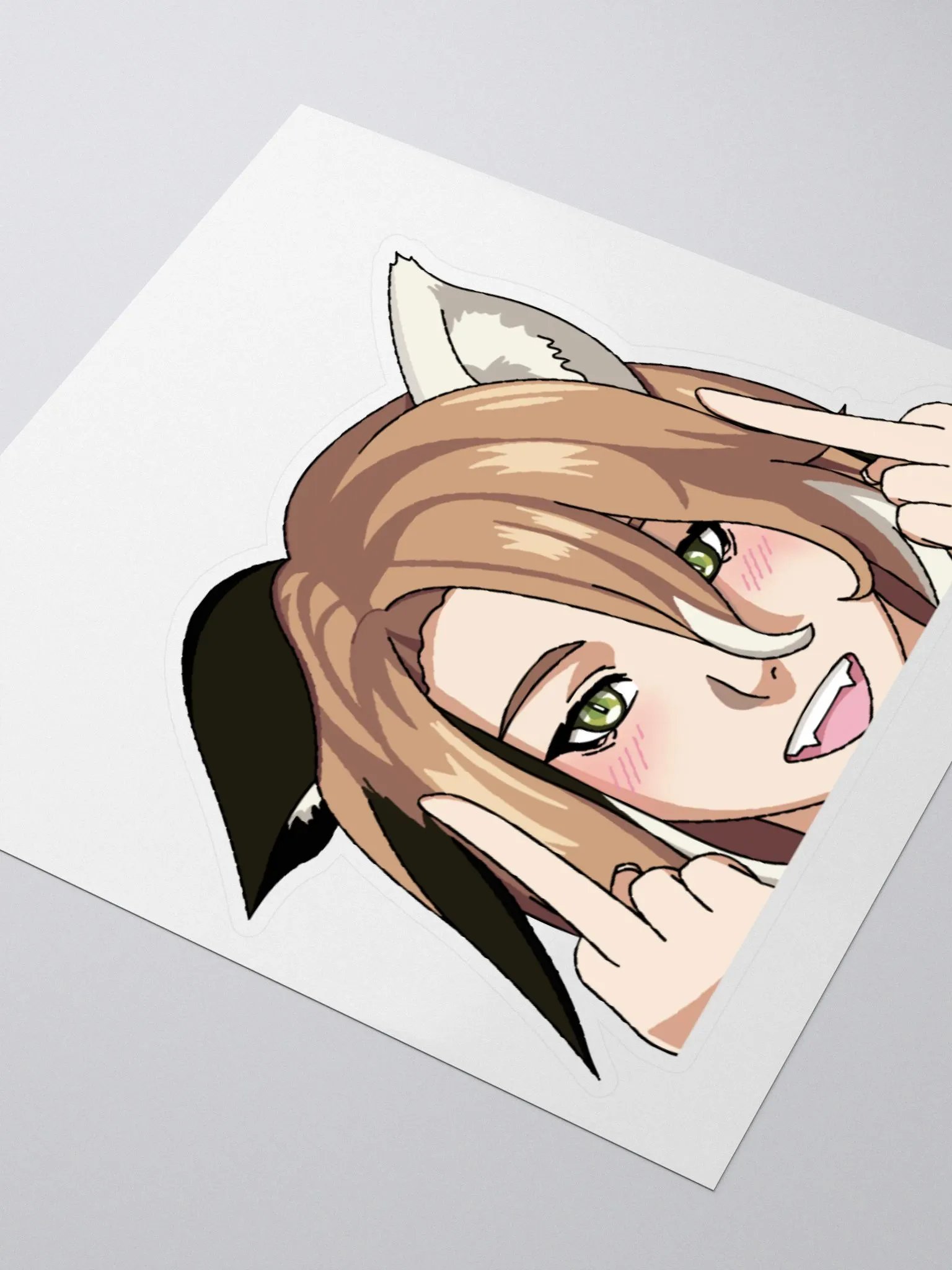 Sid peeker sticker with middle fingers product image (3)