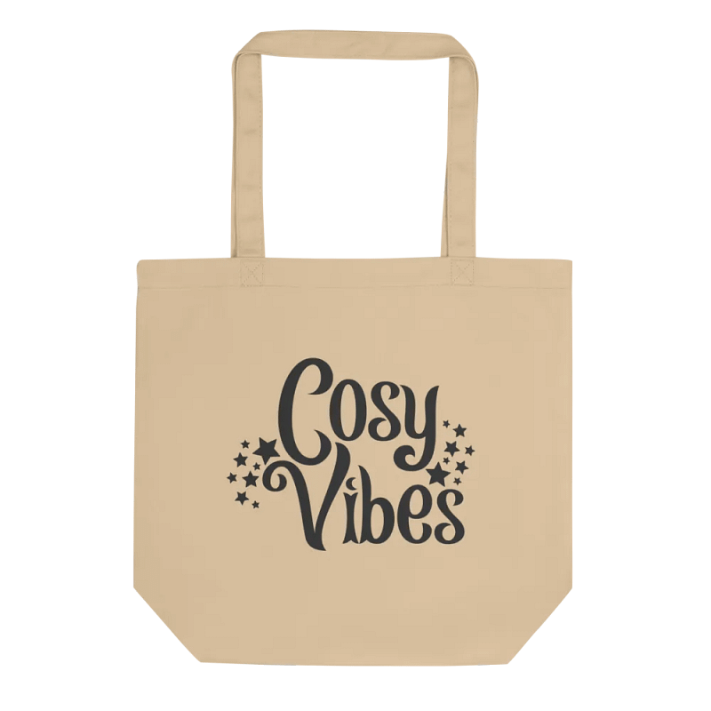Cosy Vibes Eco Cotton Tote Bag - Natural