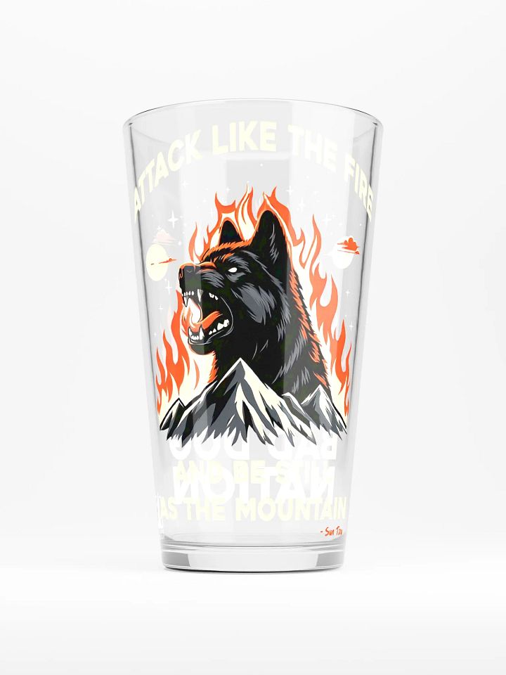 Attack Like the Fire - 16oz Pint Glass product image (1)