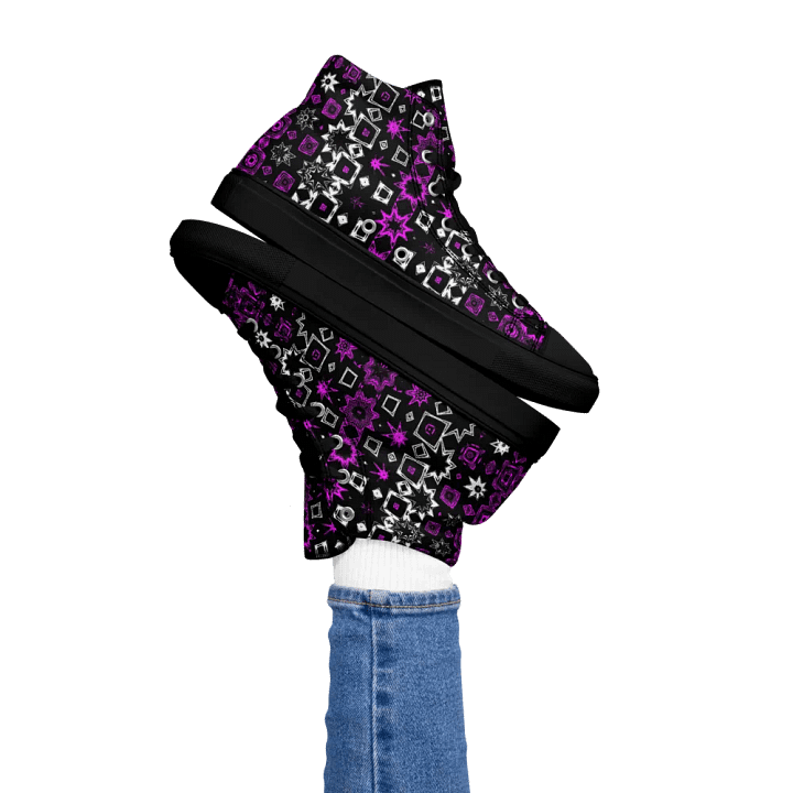 That Stars Pattern Ladies High Top Canvas Shoes product image (2)