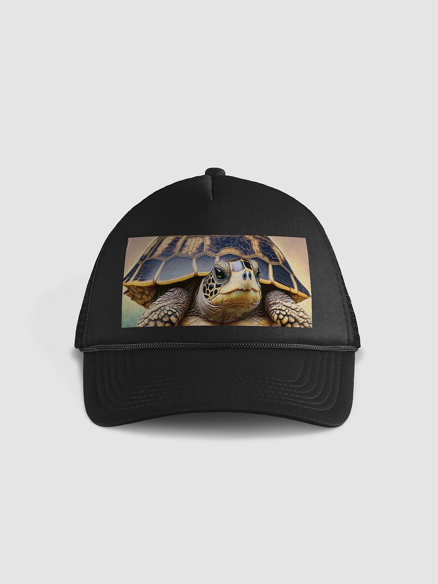 Wise Wanderer: Tortoise Trucker Hat for Slow & Steady Adventures product image (1)