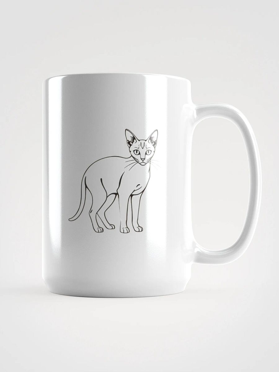 Cat Outliner White Mug product image (1)