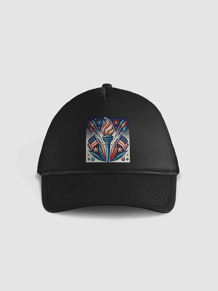 Freedom Flame Foam Trucker Hat product image (1)